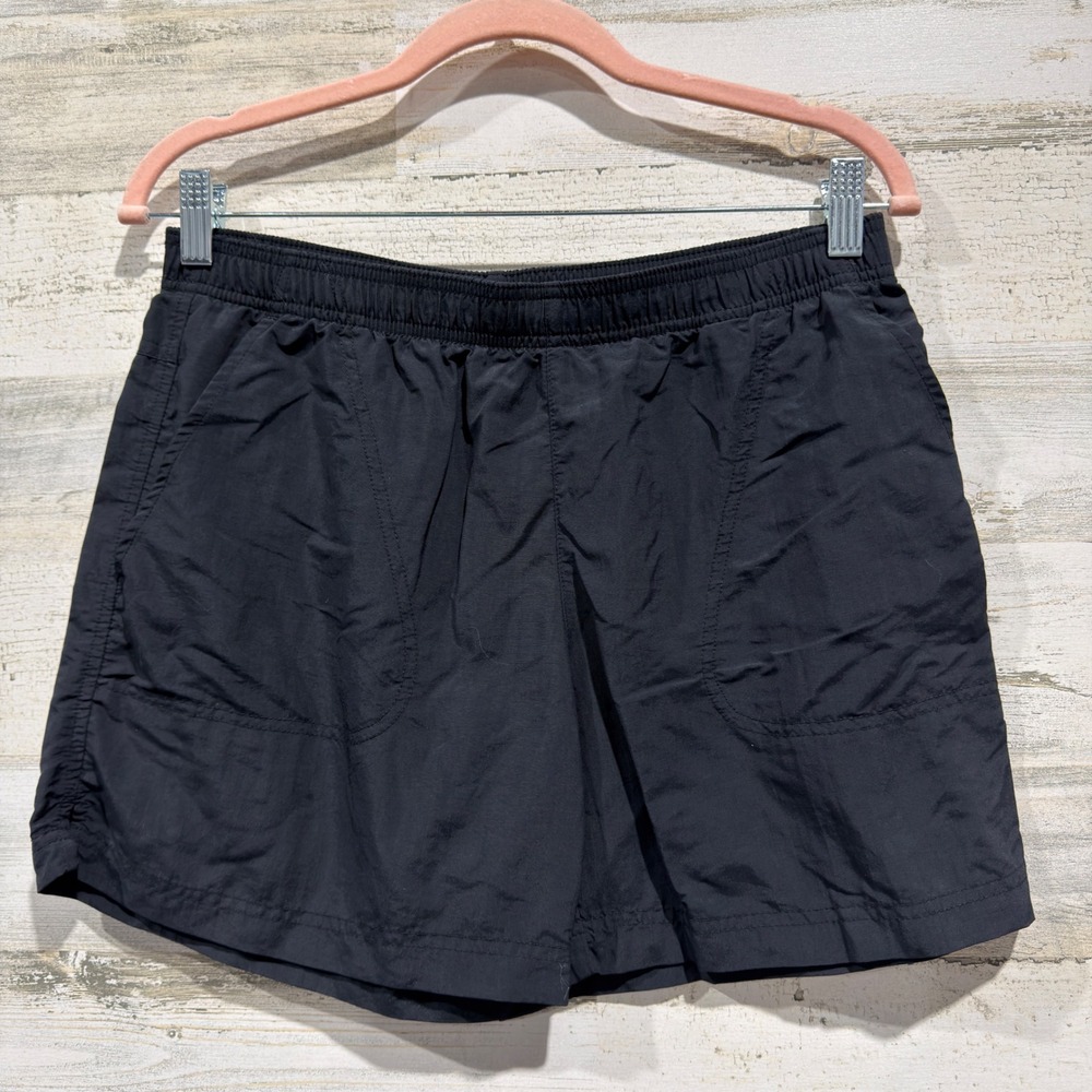 Columbia Hiking Shorts Women S Black Nylon Outdoor EUC